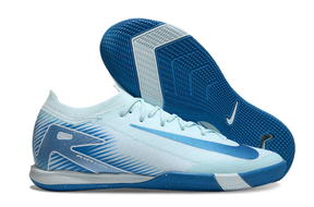 Chuteira Futsal Nike Mercurial Air Zoom Vapor 16 IC - Azul em azul vibrante, ideal para velocidade e controle.