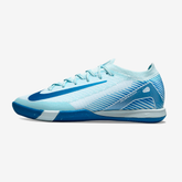 Chuteira Futsal Nike Mercurial Air Zoom Vapor 16 IC - Azul lateral em azul vibrante para velocidade e controle.