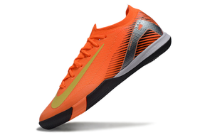 Chuteira Futsal Nike Mercurial Air Zoom Vapor 16 IC - Laranja, Preta e Verde à venda, com design inovador e tecnologia Air Zoom.