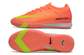 Chuteira Futsal Nike Mercurial Air Zoom Vapor 16 IC - Laranja e Verde, design vibrante e tecnologia Air Zoom.