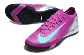 Chuteira Futsal Nike Mercurial Air Zoom Vapor 16 IC - Roxa e Azul em design vibrante de roxo e azul.