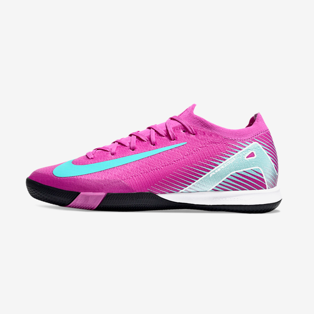 Chuteira Futsal Nike Mercurial Air Zoom Vapor 16 IC - Roxa e Azul, design vibrante e performance para jogadas rápidas.