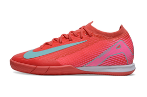 Chuteira Futsal Nike Mercurial Air Zoom Vapor 16 IC - Vermelha e Azul lateral com design vibrante