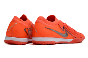 Chuteira Futsal Nike Phantom GX II IC - Laranja "Halaand" com design vibrante e tecnologia avançada para performance em quadra.