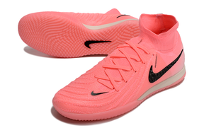 Chuteira Futsal Nike Phantom Luna IC - Rosa e Preta "Brilliance Pack" com design inovador e tecnologia de ponta.