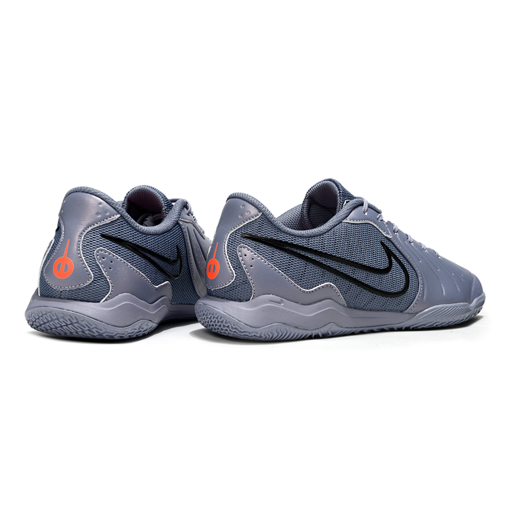 Chuteira Futsal Tiempo 10 Legend Elite IC Cinza - calçado moderno e elegante para futsal.