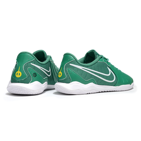 Chuteira Futsal Tiempo 10 Legend Elite IC Verde vista traseira em verde e branco