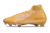 Chuteira Nike Air Zoom Mercurial Superfly 10 Elite FG Amarela lado esquerdo em fundo branco