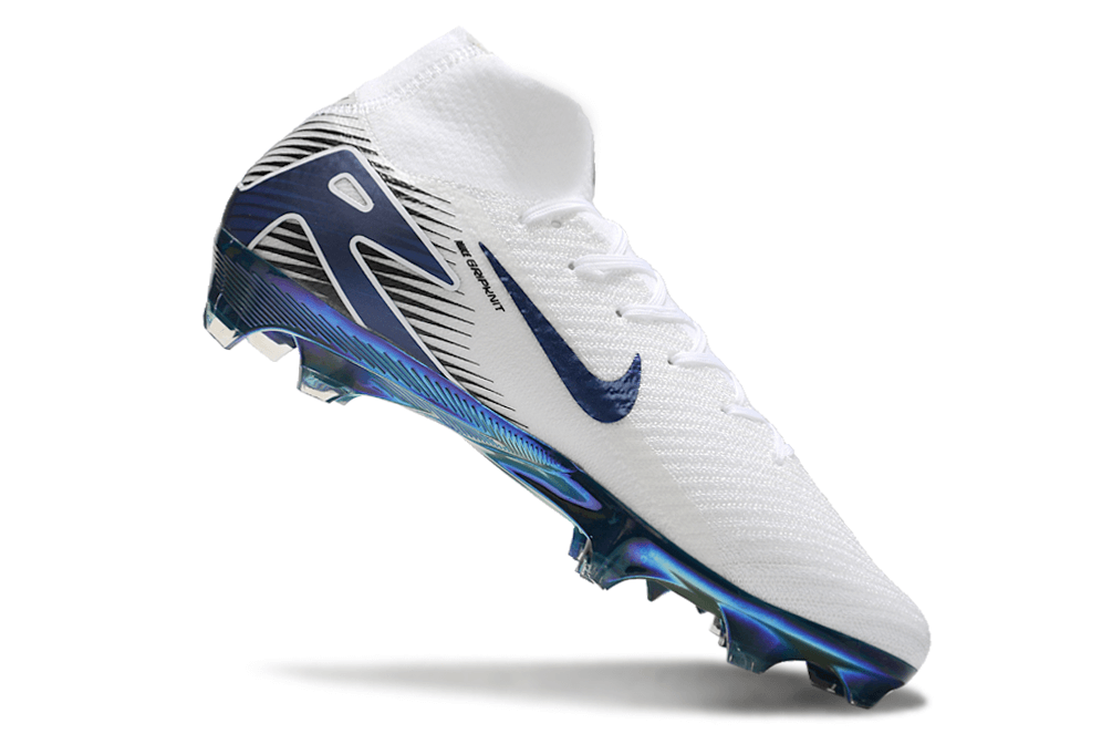 Chuteira Nike Air Zoom Mercurial Superfly 10 Elite FG em destaque, mostrando design moderno e tecnologia avançada.