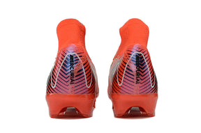 Chuteira Nike Air Zoom Mercurial Superfly 10 Elite FG vista traseira com design de alta performance e tecnologia avançada.