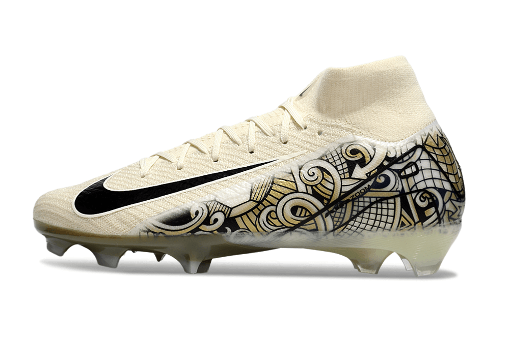 Chuteira Nike Air Zoom Mercurial Superfly 10 Elite FG com design exclusivo e tecnologia avançada para desempenho em campo.