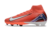 Chuteira Nike Air Zoom Mercurial Superfly 10 Elite FG - Laranja em design vibrante, ideal para velocidade e controlo em campo.