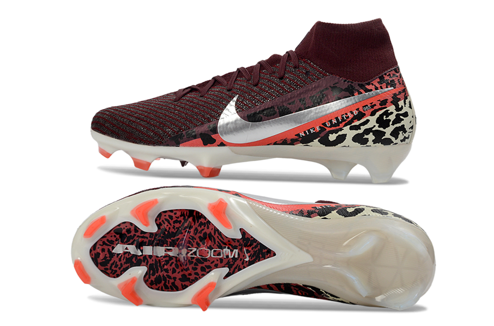 Chuteira Nike Air Zoom Mercurial Superfly 10 Elite FG Preta "New United" em design elegante e tecnológico