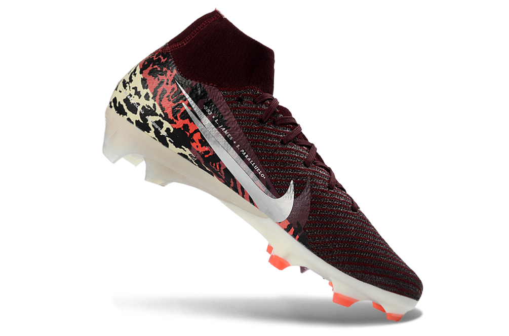 Chuteira Nike Air Zoom Mercurial Superfly 10 Elite FG Preta "New United" em destaque com design elegante e tecnológico.