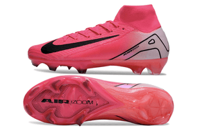 Chuteira Nike Air Zoom Mercurial Superfly 10 Elite FG Rosa com design vibrante e tecnologia avançada.