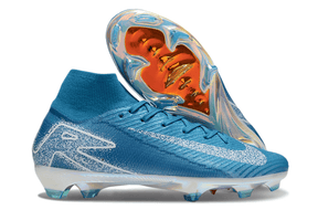 Chuteira Nike Air Zoom Mercurial Superfly 10 Elite FG com design aerodinâmico e tecnologia de amortecimento.