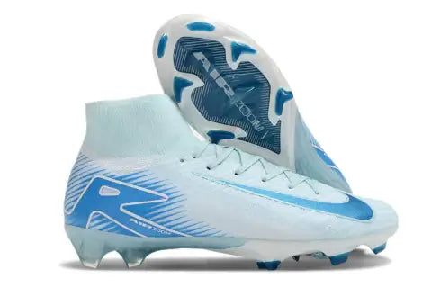 Chuteira Nike Air Zoom Mercurial Superfly 10 Elite FG com design moderno e sola de travas para desempenho em campo.