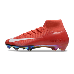 Chuteira Nike Air Zoom Mercurial Superfly 10 Elite FG Vermelha - design inovador para futebol de alta performance.