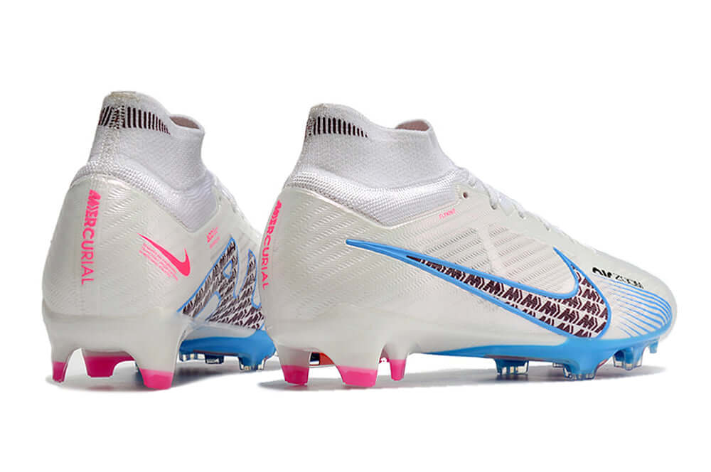 Chuteira Nike Air Zoom Mercurial Superfly 9 Elite FG com design elegante e moderno, ideal para jogadores que buscam velocidade.