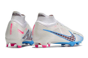 Chuteira Nike Air Zoom Mercurial Superfly 9 Elite FG com design elegante e moderno, ideal para jogadores que buscam velocidade.