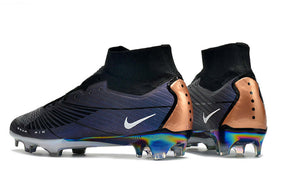 Chuteira Nike Air Zoom Mercurial Superfly 9 Elite FG, detalhes traseiros em design moderno e tecnologia avançada.