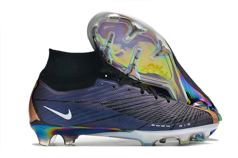 Chuteira Nike Air Zoom Mercurial Superfly 9 Elite FG em detalhe, com design inovador e tecnologia Air Zoom.