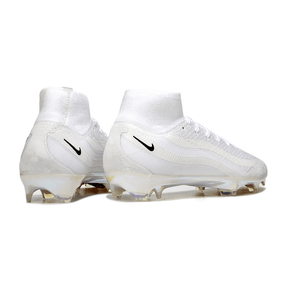 Chuteira Nike Air Zoom Mercurial Superfly Air Max 95 Elite FG Branca com design elegante e tecnologia avançada.