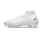 Chuteira Nike Air Zoom Mercurial Superfly Air Max 95 Elite FG Branca lado esquerdo