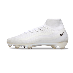 Chuteira Nike Air Zoom Mercurial Superfly Air Max 95 Elite FG Branca lado esquerdo