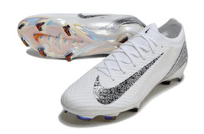 Chuteira Nike Air Zoom Mercurial Vapor 16 Edição Especial Elite FG -Branco e Preto, design premium e tecnologia de ponta.