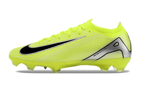 Chuteira Nike Air Zoom Mercurial Vapor 16 Elite FG em amarelo e preto, ideal para desempenho em campo.