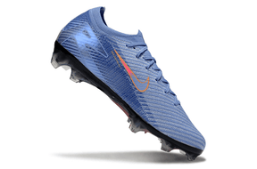 Chuteira Nike Air Zoom Mercurial Vapor 16 Elite FG - Azul e Vermelha de lado