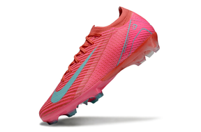 Chuteira Nike Air Zoom Mercurial Vapor 16 Elite FG - Rosa e Azul - Pack Mad Energy, design vibrante e desempenho em campo.