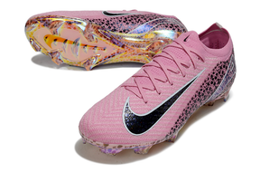 Chuteira Nike Air Zoom Mercurial Vapor 16 Elite FG - Rosa em rosa vibrante com design elegante para máximo desempenho.