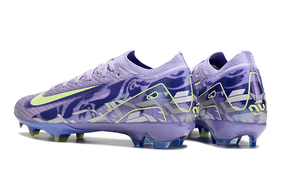 Chuteira Nike Air Zoom Mercurial Vapor 16 Elite FG - Roxa - Pack United, mostrando detalhe do design elegante e tecnologia avançada.