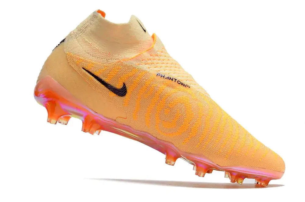Chuteira Nike Gripknit Phantom GX Elite Dynamic Fit FG Laranja