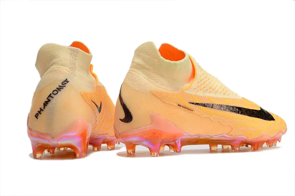 Chuteira Nike Gripknit Phantom GX Elite Dynamic Fit FG Laranja