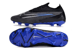 Chuteira Nike Gripknit Phantom GX Elite Dynamic Fit FG Preta e Azul