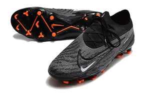 Chuteira Nike Gripknit Phantom GX Elite Dynamic Fit FG Preta e Laranja