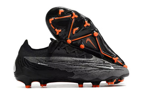 Chuteira Nike Gripknit Phantom GX Elite Dynamic Fit FG Preta e Laranja