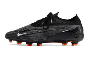 Chuteira Nike Gripknit Phantom GX Elite Dynamic Fit FG Preta e Laranja