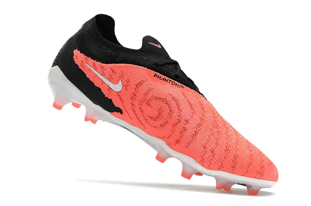 Chuteira Nike Gripknit Phantom GX Elite Dynamic Fit FG Vermelha e Preto