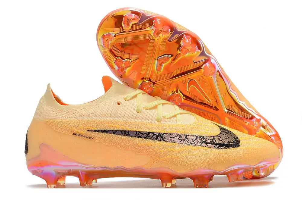 Chuteira Nike Gripknit Phantom GX Elite FG Laranja