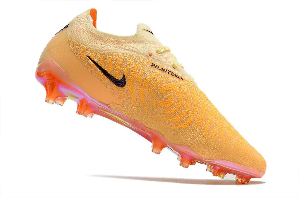 Chuteira Nike Gripknit Phantom GX Elite FG Laranja