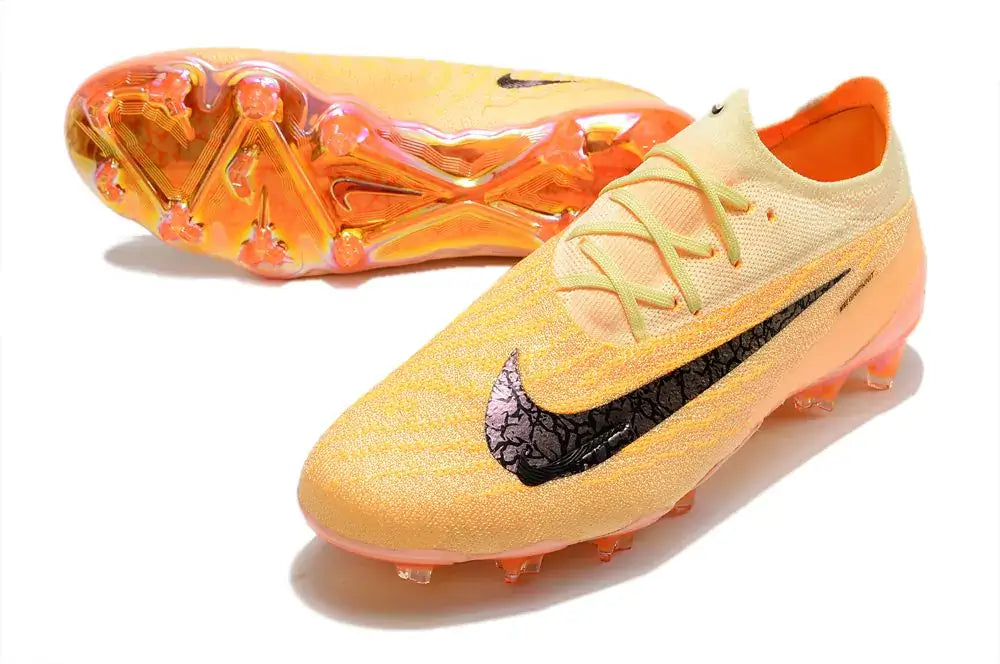 Chuteira Nike Gripknit Phantom GX Elite FG Laranja