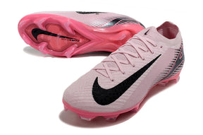 Chuteira Nike Mercurial Air Zoom Vapor 16 Elite FG Rosa e Preto com design arrojado e tecnologia avançada.