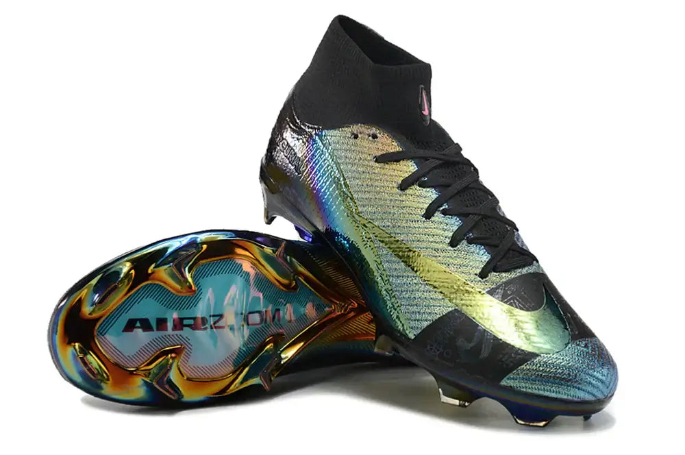Chuteira Nike Mercurial Superfly 10 Edição Especial Cosmic FG com design exclusivo e tecnologia avançada.