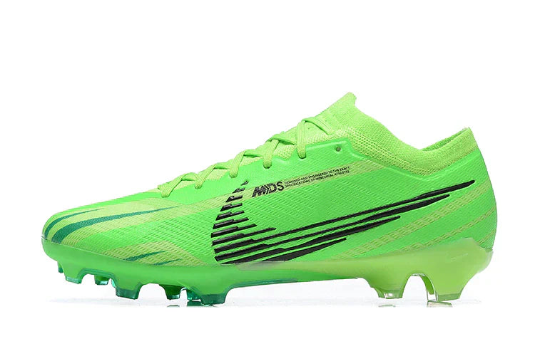 Chuteira Nike Mercurial Vapor 15 Air Zoom FG Verde "SPEED 8" vista lateral em verde brilhante