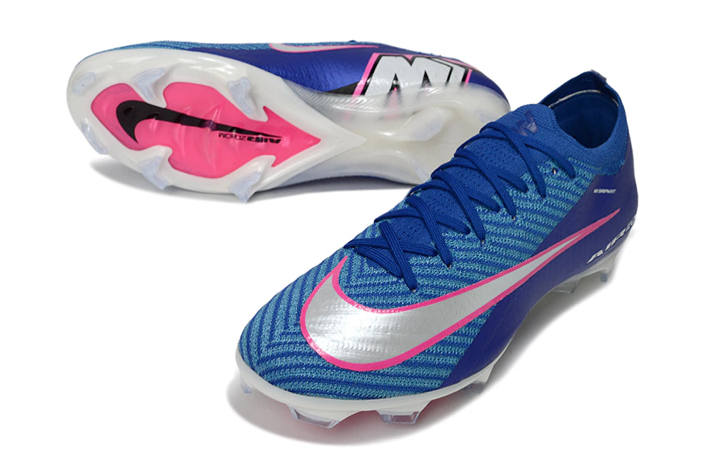 Chuteira Nike Mercurial Vapor 16 Elite FG Azul Attack Pack com design moderno e tecnologia avançada.