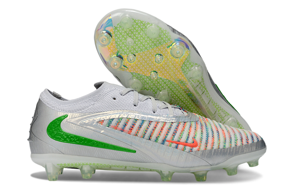 Chuteira Nike Phantom 6 Elite AG Branca e Dourada - Ed. "EA FC26" com design moderno e tecnologia avançada.